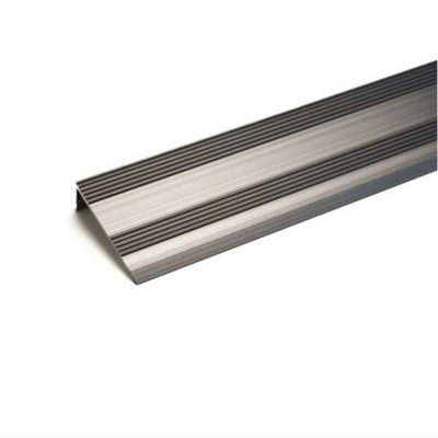 2.7m Superior Brushed Steel Nickel 9mm Nosing Door Plate Threshold
