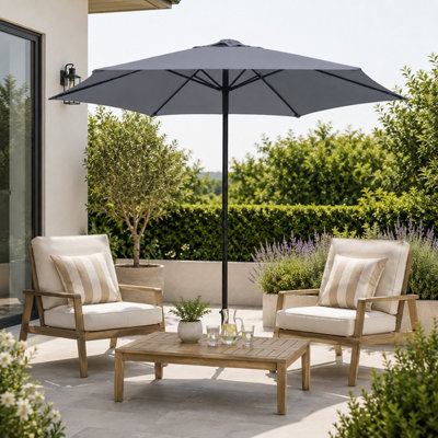 b and q patio umbrellas BLUU 10 FT Offset Umbrella Outdoor Cantilever Umbrella Hanging U Unrivaled in its size and beauty BLUU BANQUET 12ft Aluminum Patio
