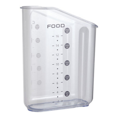 2.8L Transparent Airtight Food Storage Container with Measuring Cup ...