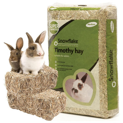 2 Bags (1.5kg) Timothy Hay Natural Fibre Grass Dust Extracted For Rabbits, Guinea Pigs, Hamsters & Degus