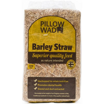 2 Bags (2kg) Barley Straw Bedding Unchopped Soft Animal Bedding For Chickens