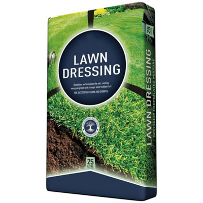 2 Bags (50 Litres) Lawn & Turf Dressing Soil Designed To Help Maintain Moisture In Soil & Create Lovely Lush Thriving Garden Lawn