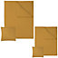 2 bedding sets 135x200cm cotton 2-piece - brown