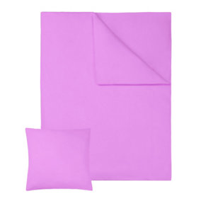 2 bedding sets 135x200cm cotton 2-piece - purple