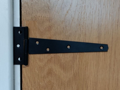 thumbnail image 2 of TAICHEUT 8-Pack Heavy Duty Gate Hinges - 3.5 Inch Barn Style With Screws 2 of 14
