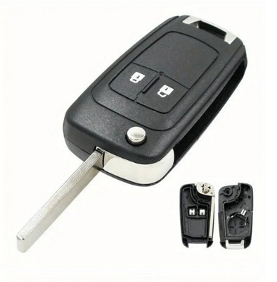 Flip Key OE Quality Key Shell for Vauxhall Astra J Corsa E Adam Meriva B Karl Mokka Zafira Cascada Grandland