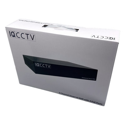 2 camera 4MP IP Bullet CCTV Kit, Smart AI Motion Detection, 20m cable ...