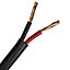 2 Core Flat Twin Thin Wall 12v 24v Automotive Wiring Red Black Wire Cable 0.75mm 14Amps 10 Metres
