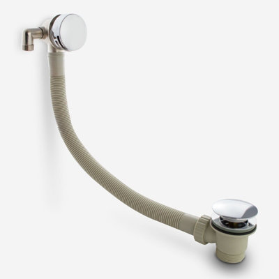 2 Dial 2 Way Round Thermostatic Concealed Valve Diverter & Shower Handset & Bath Filler Waste - 4
