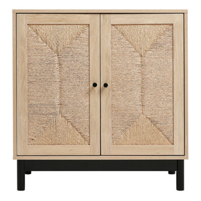 2 Door 2 Shelves Sideboard Storage Cabinet Accent Cabinet for Hallway ...