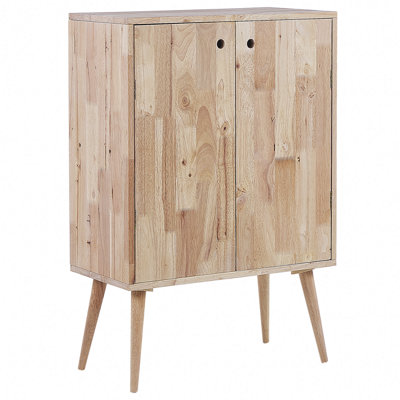 2 Door Rubberwood Sideboard Light CHANDLER