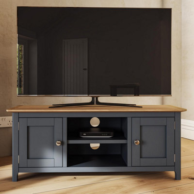 Blue oak store tv unit