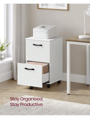 2-Drawer Filing Cabinet,Mobile File Cabinet,Small Rolling Filing ...