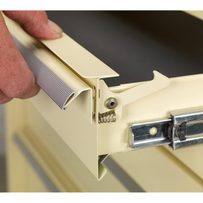 2 Drawer Retro Style Tool Chest / Mid Box Module (Sealey AP28102) - 5