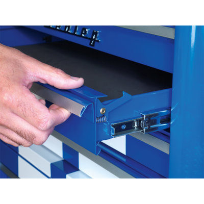 2 Drawer Retro Style Tool Chest / Mid Box Module (Sealey AP28102BWS) - 4