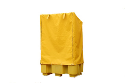 2 Drum Spill Pallet with Framed Cover
