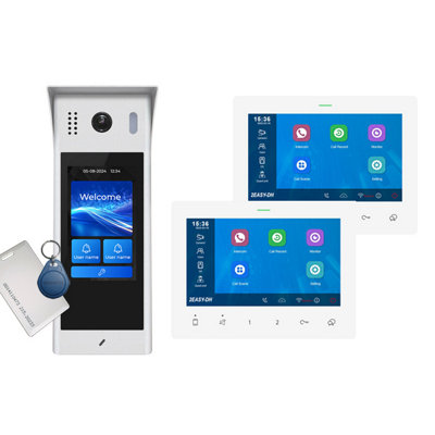 2-Flat Direct Call Video Intercom System StarLight with Mobile App