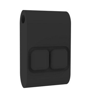 2 GANG BLACK KINETIC SMART FOB - PORTABLE AND STYLISH LIGHT CONTROL