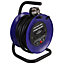 2 Gang Mini Cable Reel Mains Extension Lead, 15m