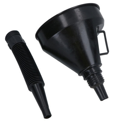 Car Accessories Black 2 In 1 Plastic Funnel Can Sp... – Grandado - Foto 6