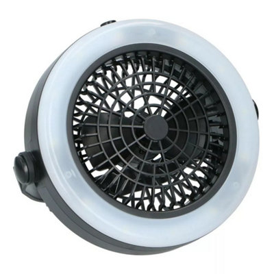 2-in-1 Camping LED Light & Fan