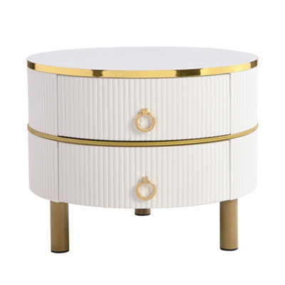 2-in-1 Coffee Table with Side Table