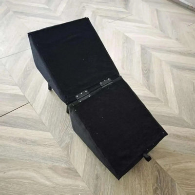 2-IN-1 DOG STEP RAMP W/ FOOTREST STOOL FOLDABLE DOG SOFA STAIR FOR ...