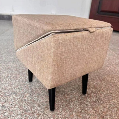 2-in-1 Dog Step Ramp W/ Footrest Stool Foldable Dog Sofa Stair for ...