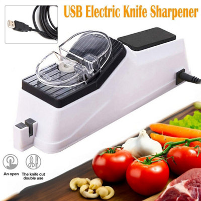 2-in-1 Electric Blade and Scissor Sharpener-Precision Sharpening for ...