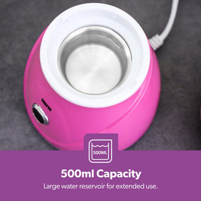 2-in-1 Electric Facial Steamer Nasal Inhaler for Cold Flu Sinus Relief