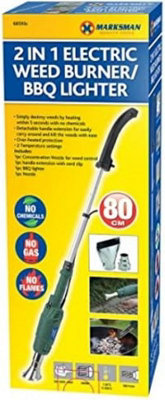 2 In 1 Electric Weed Burner 2000w & Bbq Lighter Wand Garden Blowtorch