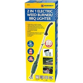 2 In 1 Electric Weed Burner 2000w & Bbq Lighter Wand Garden Blowtorch