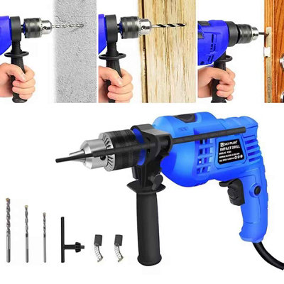 2-in-1 Hammer Drill 850W, 3000RPM, 360 Rotating, Corded Electric