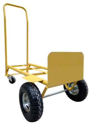 2-in-1 Heavy-Duty Sack Truck With Puncture Proof Wheels