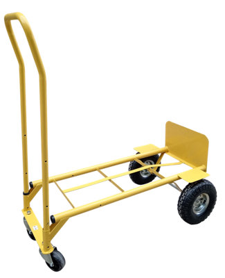 2-in-1 Heavy-Duty Sack Truck With Puncture Proof Wheels - 3