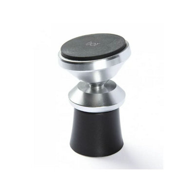 2 in 1 Magnetic Car Mount - Air Vent or Dash Mounted Tiltable Mobile Cell Phone  Holder with Universal Compatibility & 360 Rotation