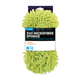 2 in 1 Microfibre Sponge Noodle Wash Pad by Simply