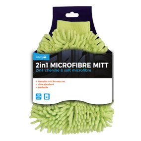 2 in 1 Microfibre Wash Mitt by Simply