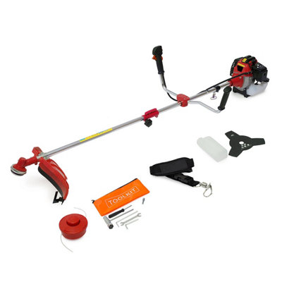 2-in-1 Multi-tool PowerKing Petrol 52cc Brushcutter & Grass Line Trimmer