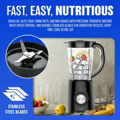 2-In-1 Multifunctional Blender & Grinder 2 Speed Smoothie Maker