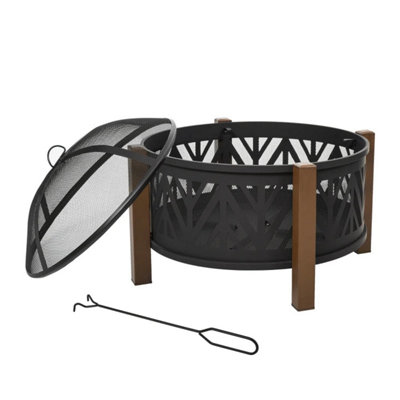 2 In 1 Outdoor Bowl with BBQ Grill - 3