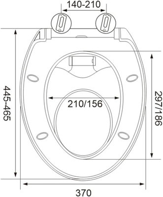 2-in-1 Soft Close Family Child Toilet Seat Quick Release Potty Training O Shape - 5