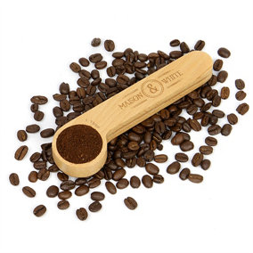 2 in 1 Wooden Coffee Clip & Spoon - M&W