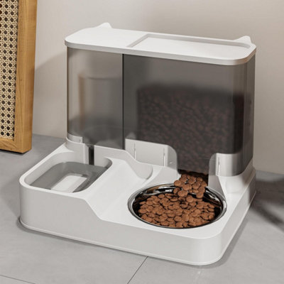 Food and water dispenser for cats hotsell