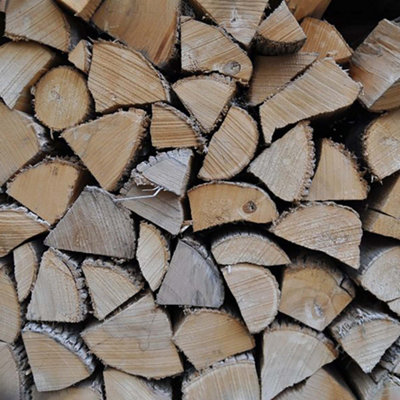 2 Large Boxes of Kiln Dried Fire Logs, 40kg, For Wood Burners, Stoves u0026  Fireplaces, Hot Burning Sustainably Sourced Logs. | DIY at Bu0026Q
