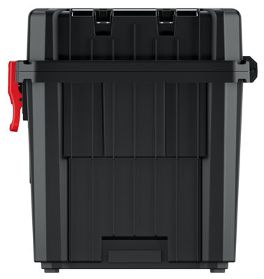 2 Layer Pro Mobile Tool Chest Box Trolley Pull Up Handle Wheels Lockable Kistenb - 5