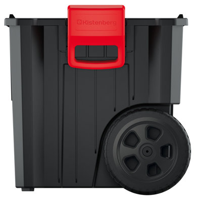 2 Layer Pro Mobile Tool Chest Box Trolley Pull Up Handle Wheels ...