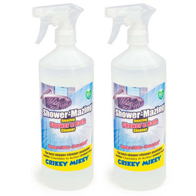 2 Litre Shower & Bath Cleaner Crikey Mikey Showermazing 2L