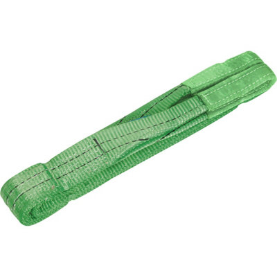 2 Metre Load Sling - 2 Tonne Capacity - High Strength Polyester - Lifting Strap