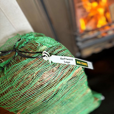 2 Nets of Maxchips High Quality Softwood Suitable for Open Fires, Stoves, Pizza Ovens, Firepits & Burners